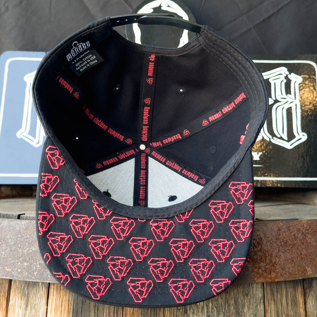 Menace Clothing KYLP Head Shot Snapback Hat