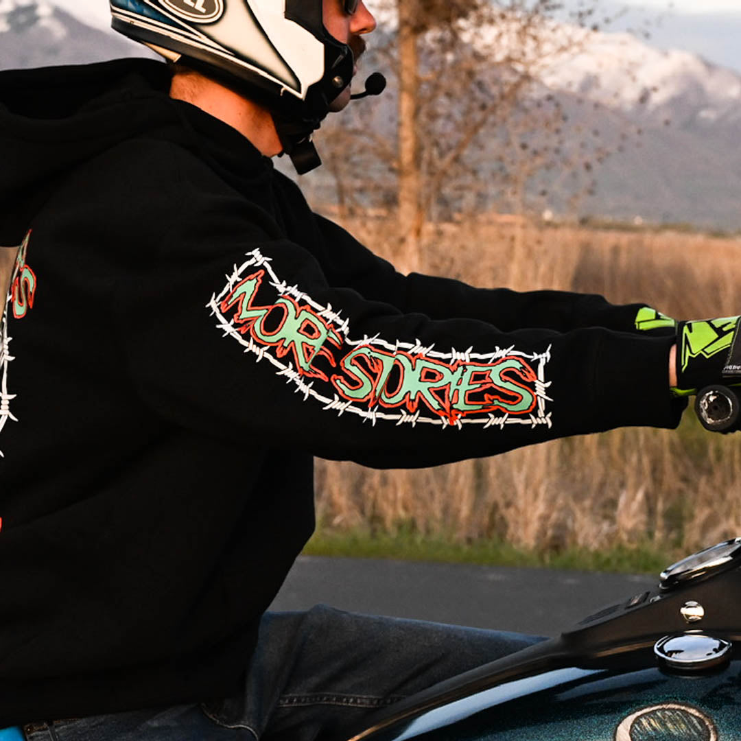More Scars More Stories Zip Up Hoodie