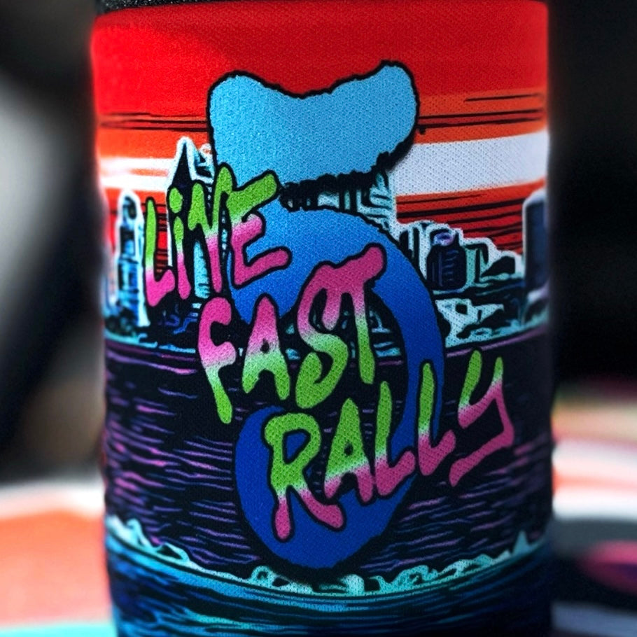 Commemorative Live Fast Rally 5 Koozie