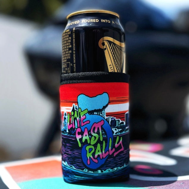 Commemorative Live Fast Rally 5 Koozie