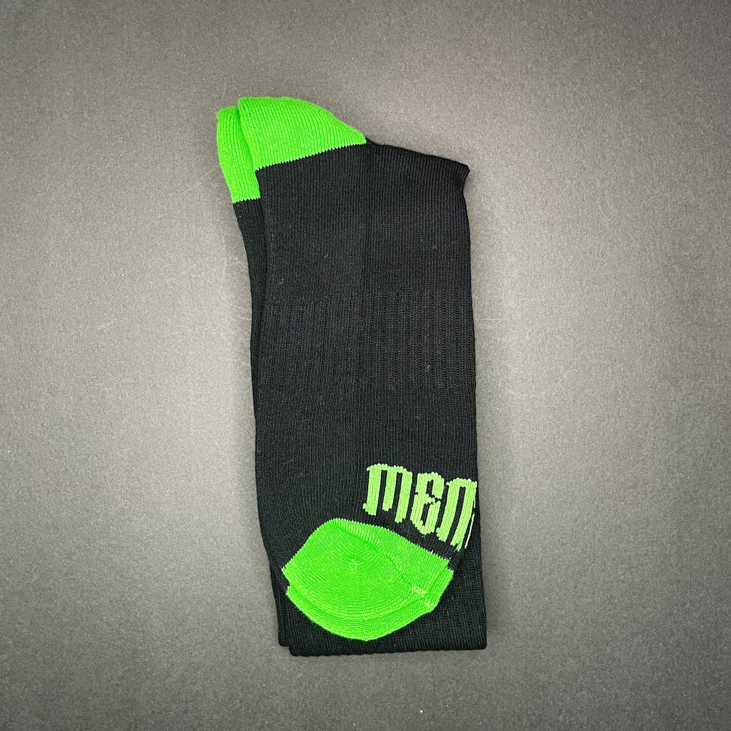 Menace Hood Rat Socks - Green & Black